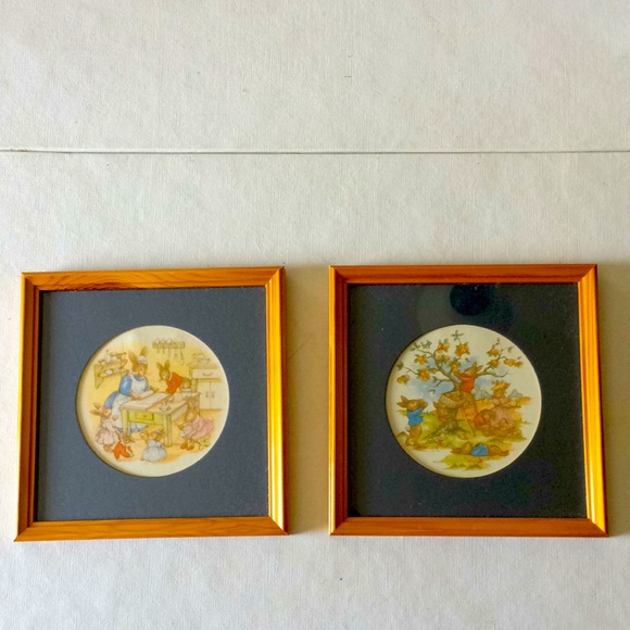 Royal Doulton Other - 2 Vintage,Royal Doulton,Bunnykins Framed Prints